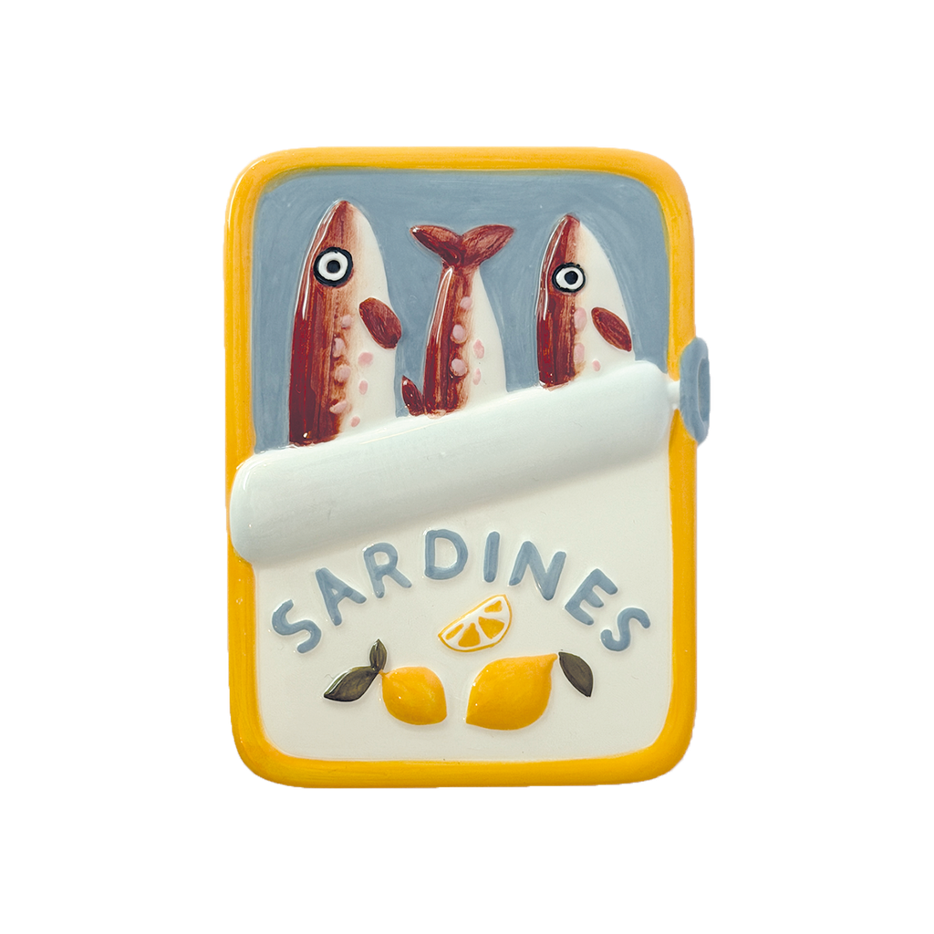 Boîte en céramique sardines et citrons