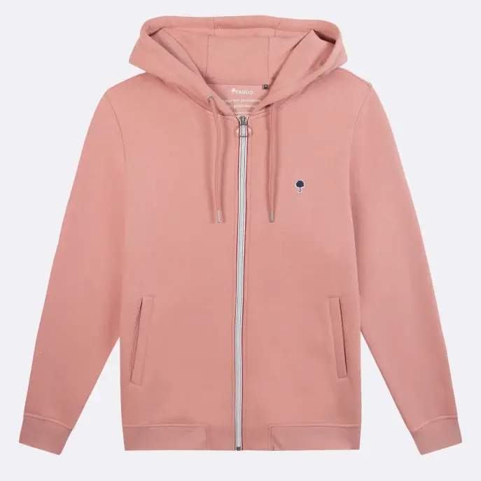 Sweat à capuche FAGUO rose