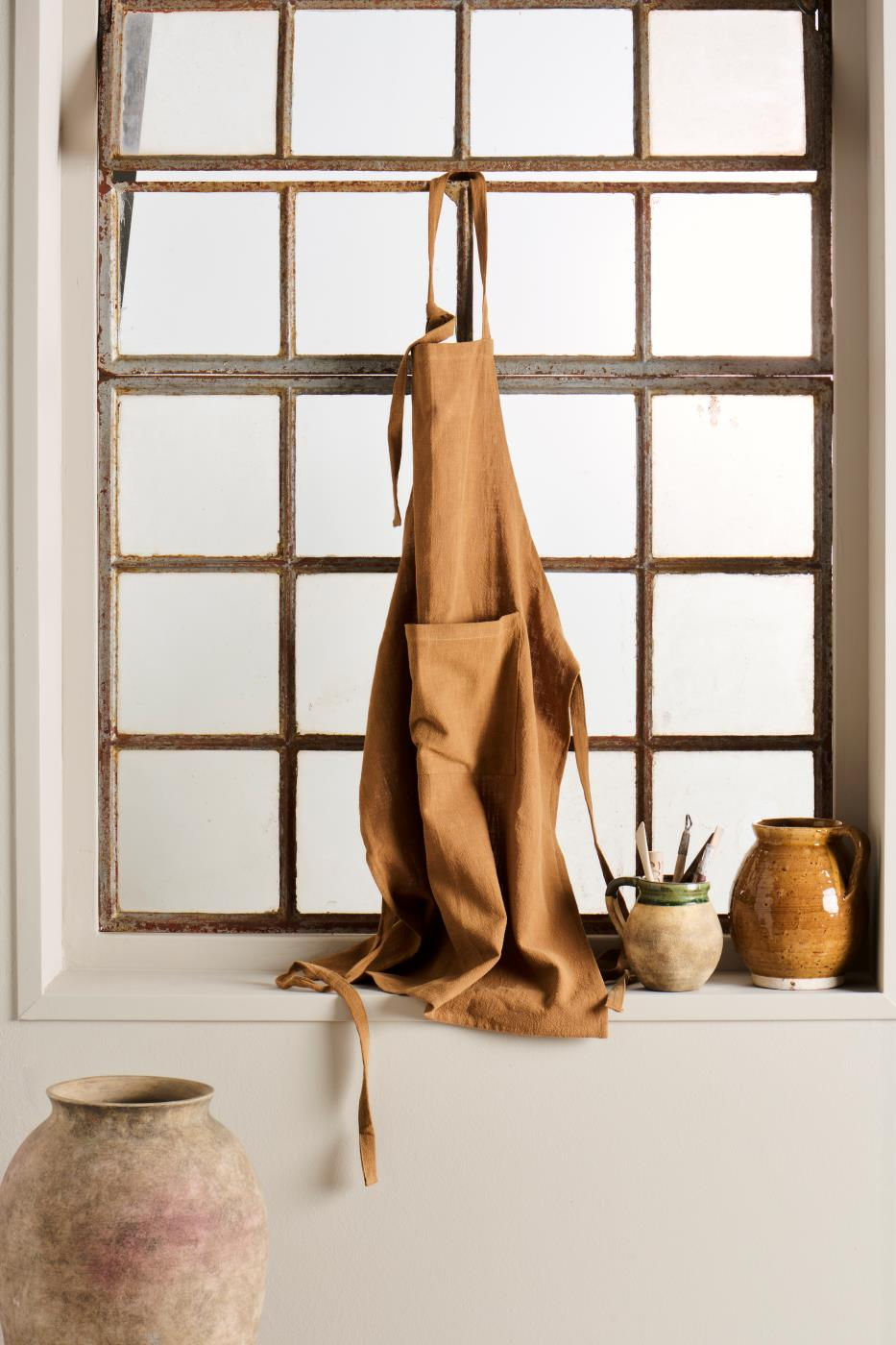 Miniaturbild: Tablier uni tabac