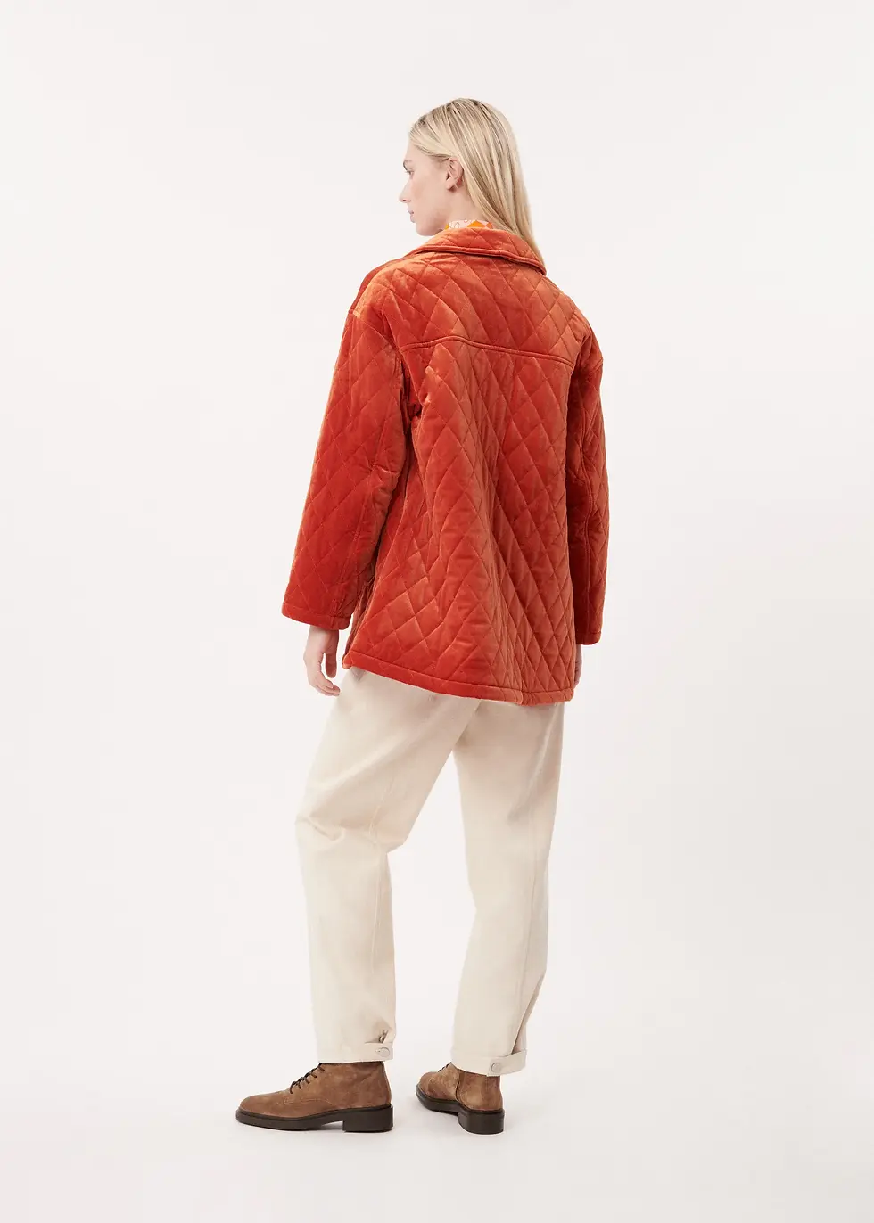Miniature : Veste matelassée orange brûlée