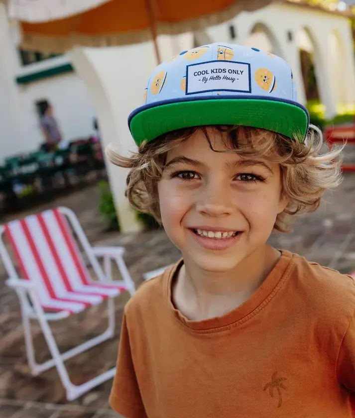 Miniature : Caquette enfant bleue Bball Crew Hello Hossy