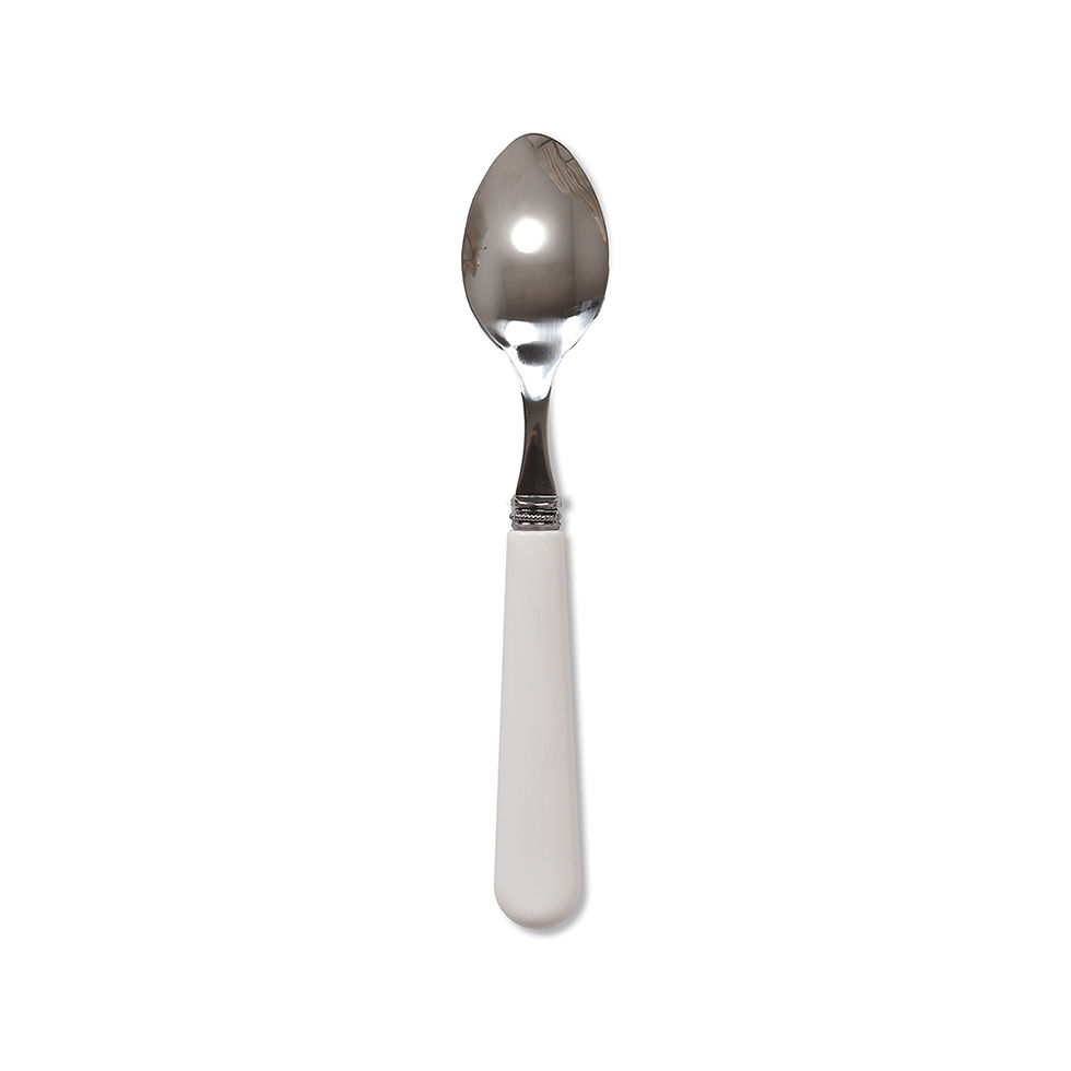 Thumbnail: Ménagère 24 couverts inox et manches blanc