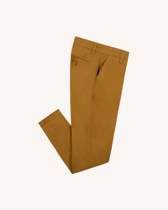 Miniature : 👖 BRIX REGULAR – Pantalon chino homme camel - Faguo