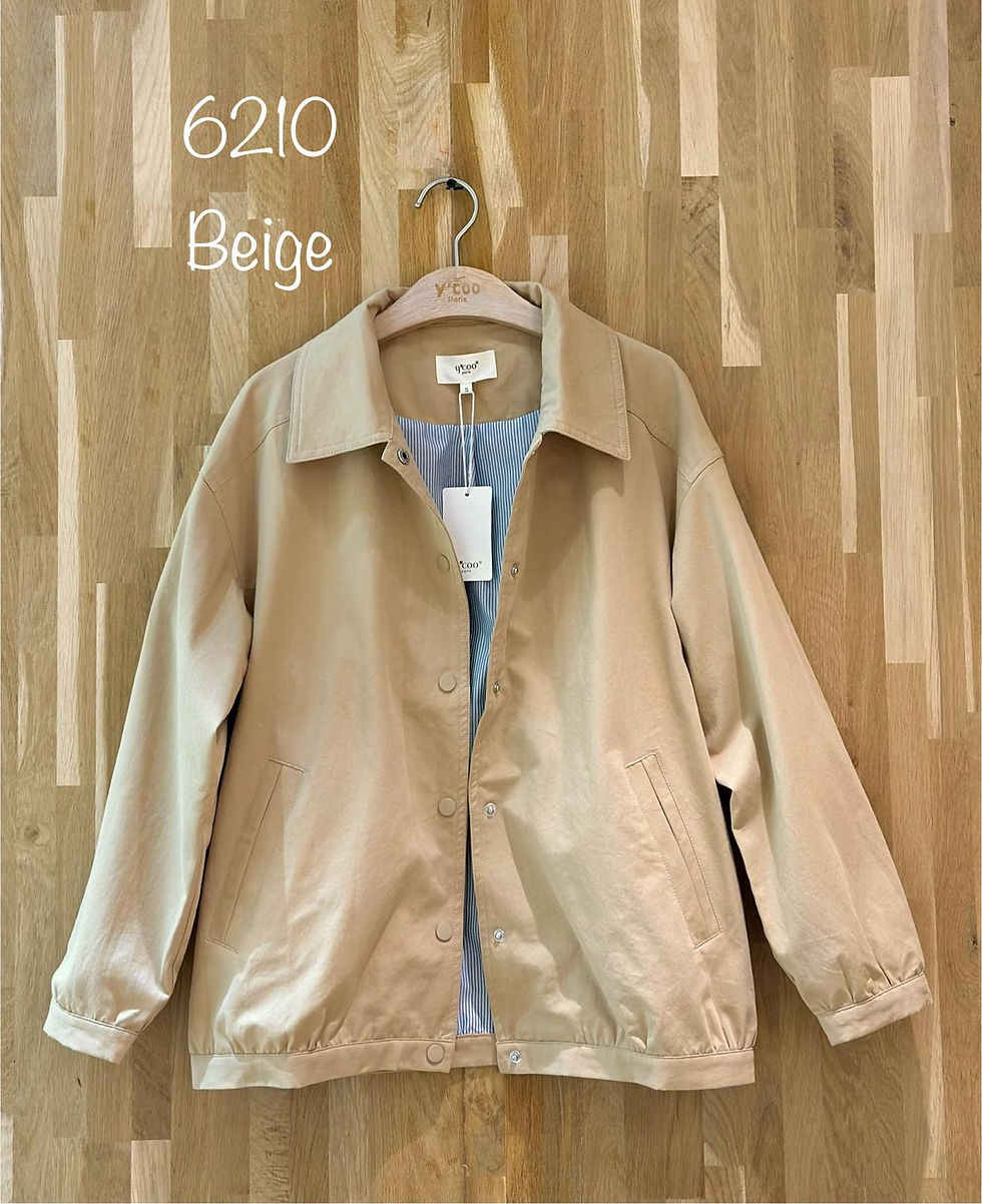 Blouson veste imperméable beige