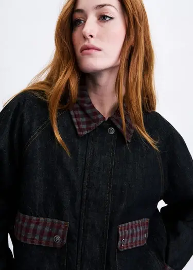 Miniature : Veste en denim matelassée Honshu Frnch Paris