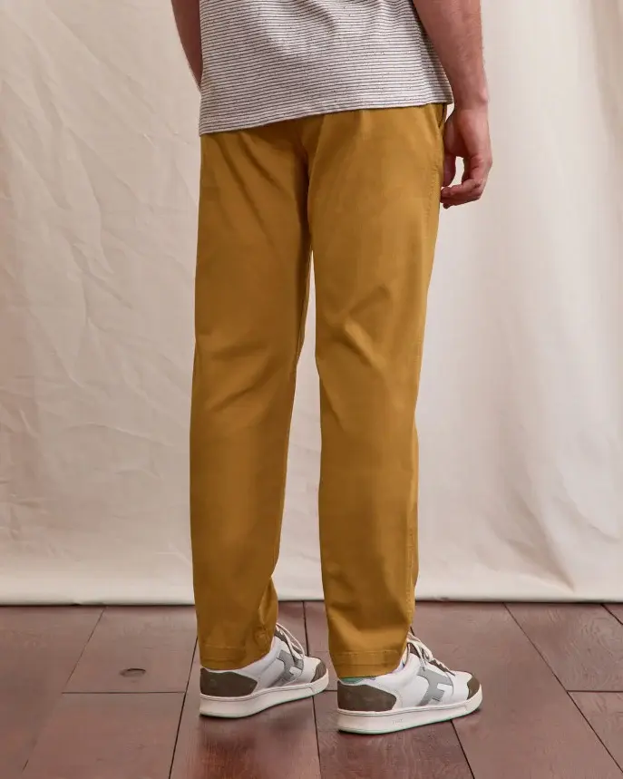 Miniature : 👖 BRIX REGULAR – Pantalon chino homme camel - Faguo