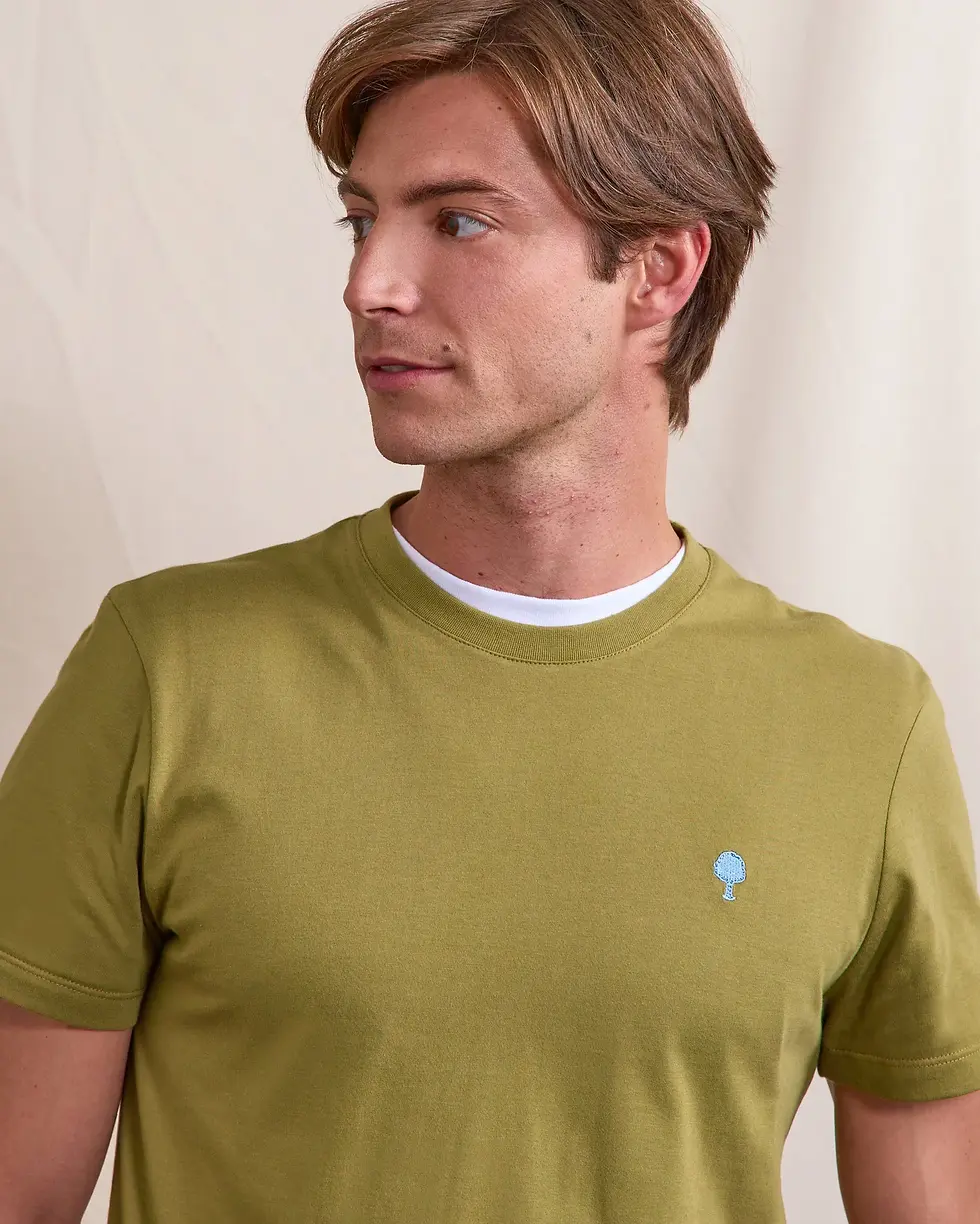 Thumbnail: ARCY – T-shirt homme vert olive Faguo