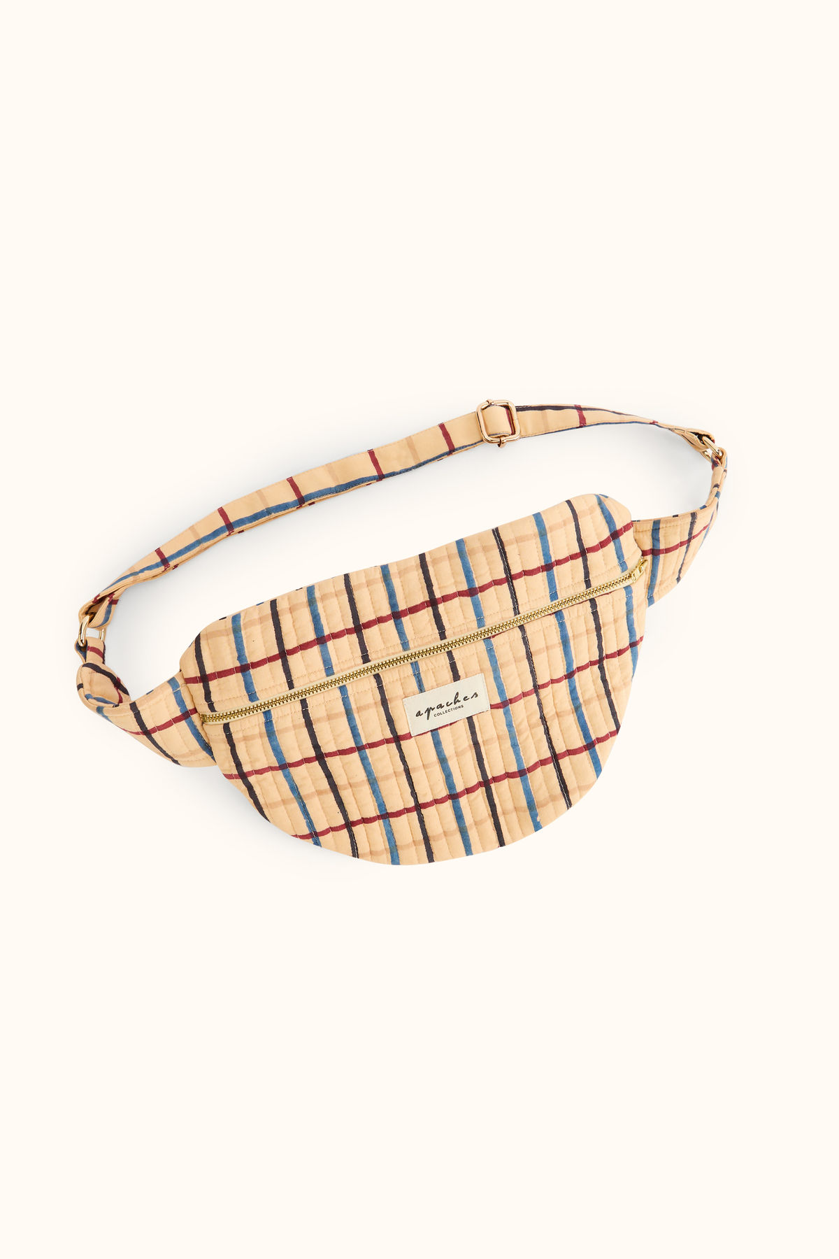 Sac banane carreaux macadamia Apaches