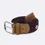 Miniature : Ceinture tressée bicolore rouge et marine