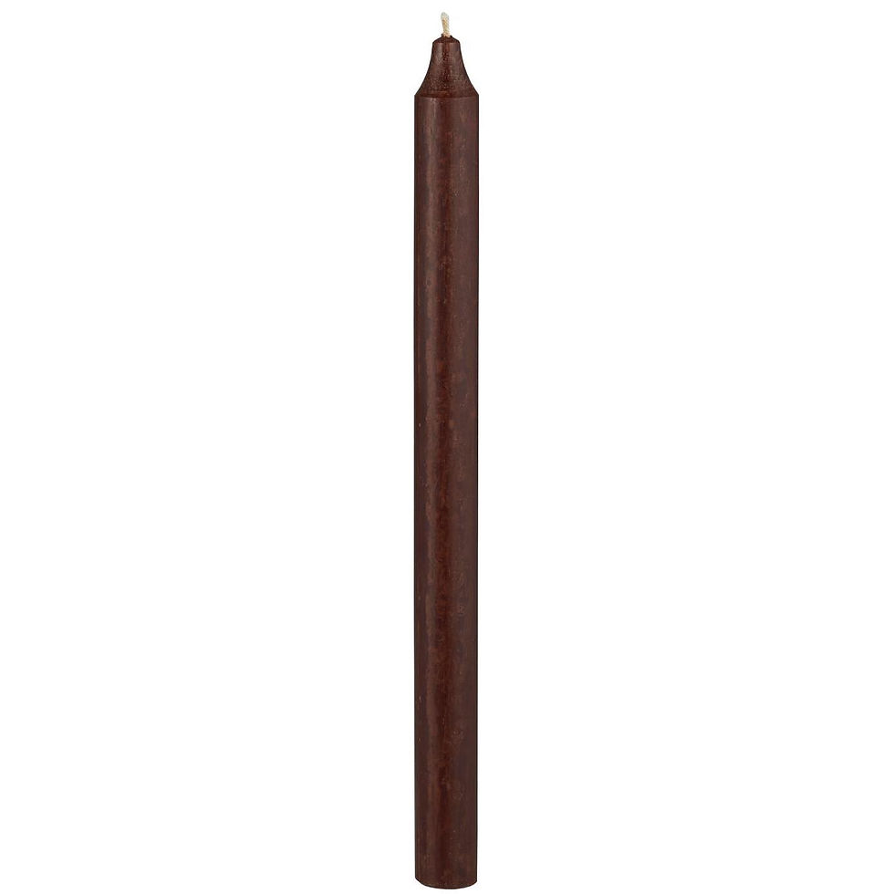 Miniature : Longues bougies chocolat
