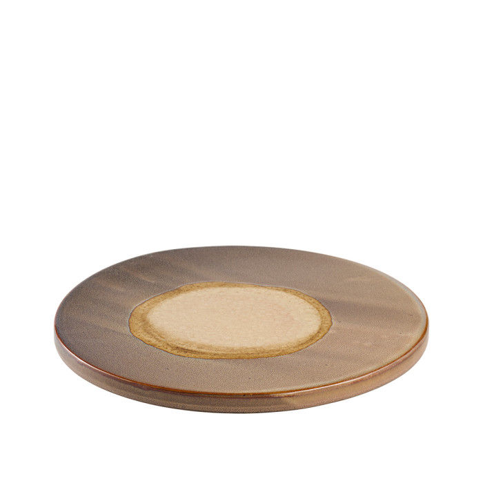 Dessous de plat en céramique ambre