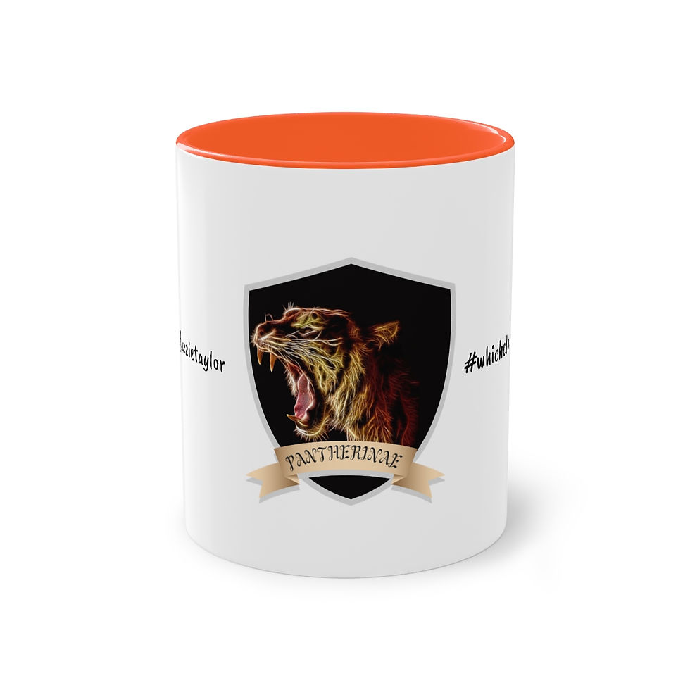 Thumbnail: "Team Pantherinae" Two-Tone Coffee Mug, 11oz