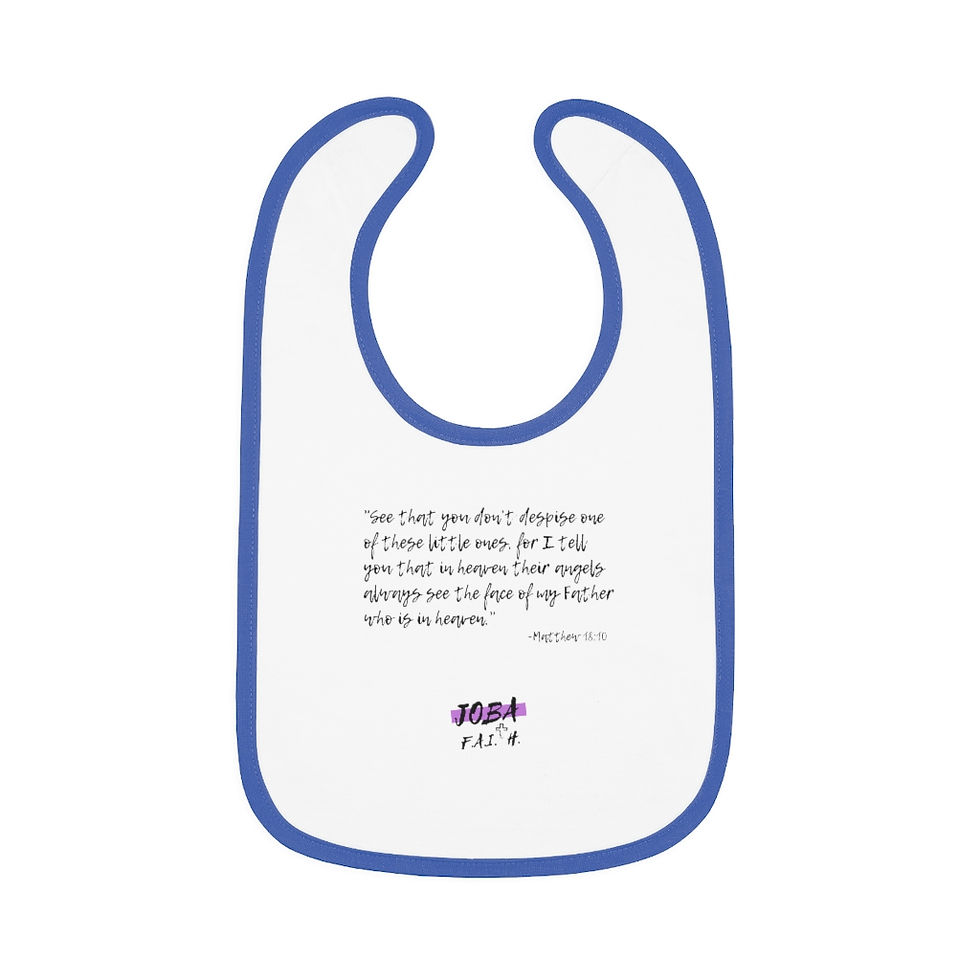 Thumbnail: Matthew 18:10- Contrast Trim Jersey Bib