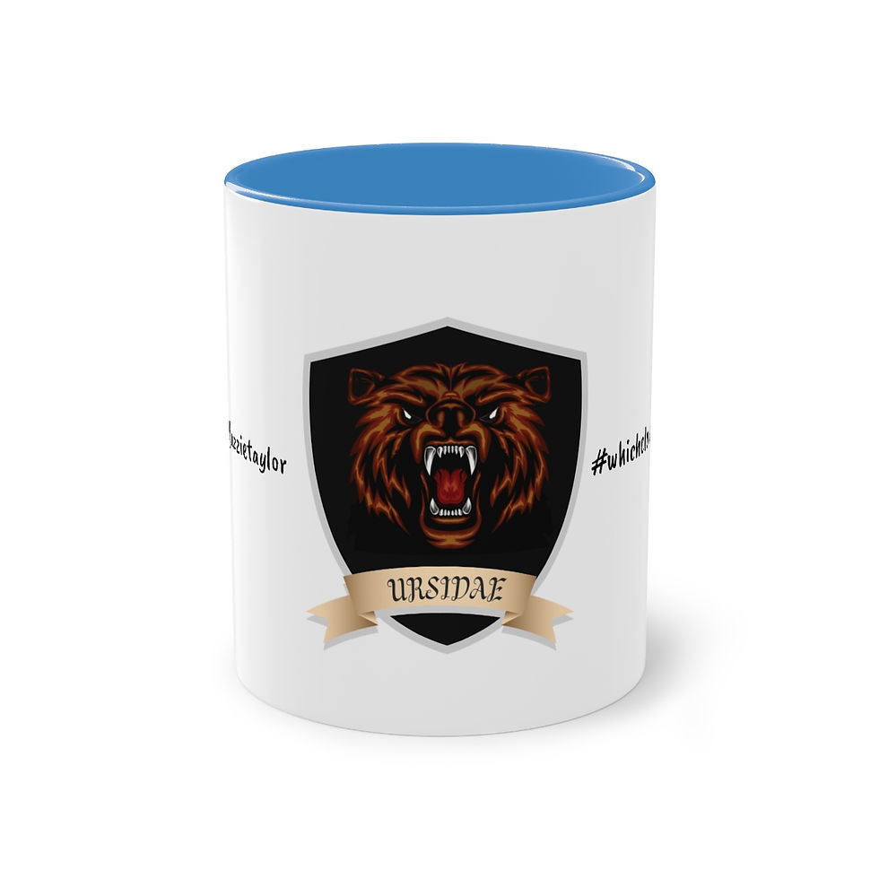 Thumbnail: "Team Ursidae" Two-Tone Coffee Mug, 11oz