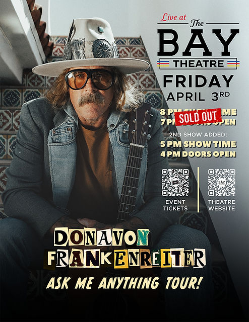 Donavon Frankenreiter -LIVE- | Bay Theatre