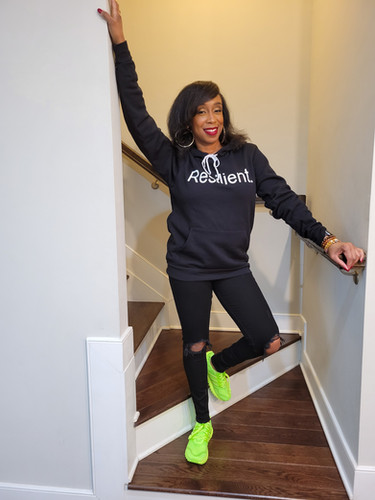 Resilient. Unisex hoodie | BlackMentalWellness