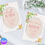 Thumbnail: Pink Native Flowers Bridal or Baby Shower Invitation | Editable Canva Template