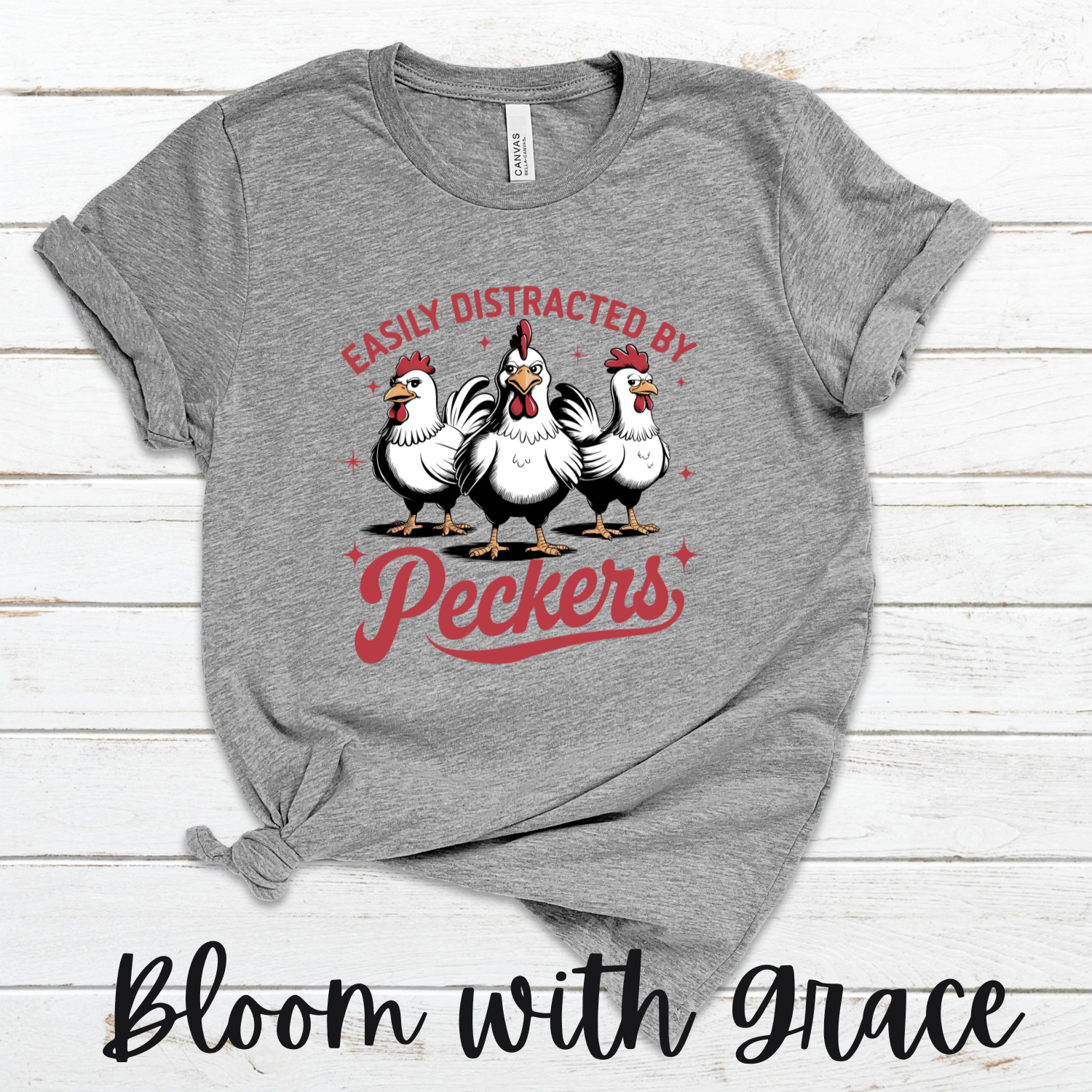 Easily Distracted by Peckers Tee