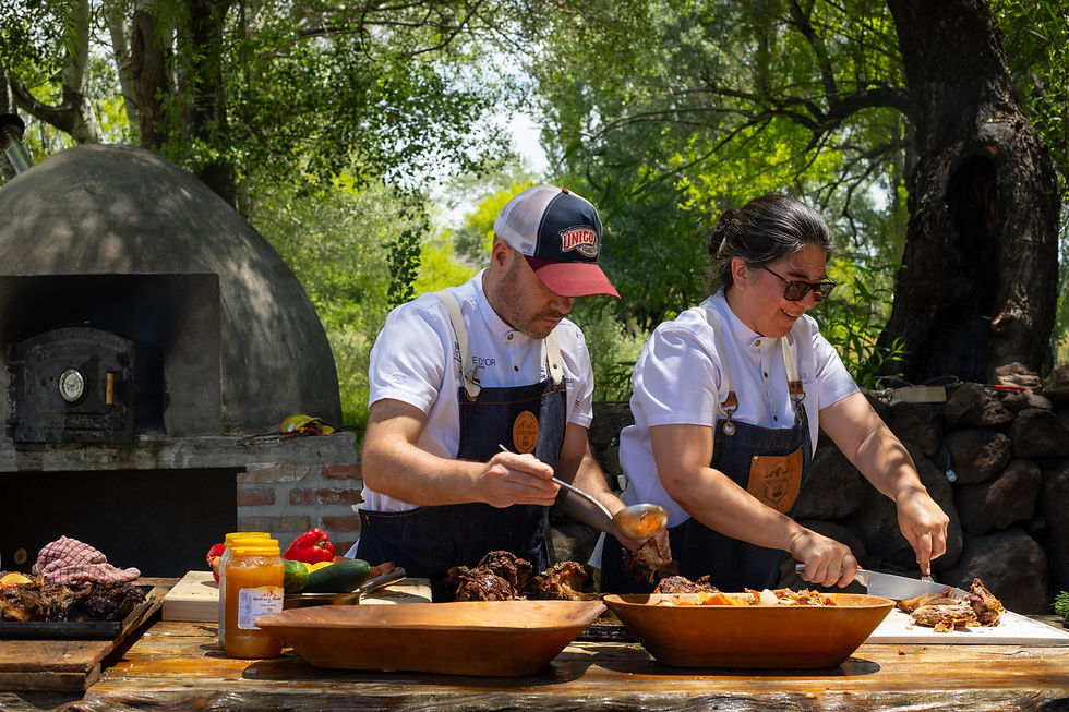 Patagonian cuisine at Estancia Chochoy Mallín