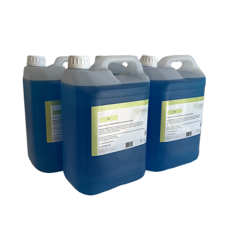 DETERGENTE SECANTE ABRILHANTADOR PARA LAVAGEM MECÂNICA - 5L