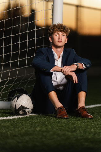 Senior Guy Soccer Player in Fishers, Indiana by Patty Haessig Photography