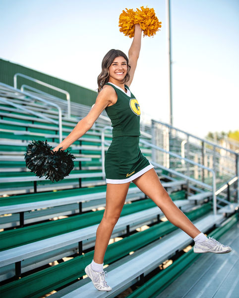 Senior Cheerleader Photo Shoot by Patty Haessig Photography. Greenwood Senior Photographer, Indianapolis Senior Photographer, Johnson County Senior Photographer, Greenwood Senior Photographer, Franklin Senior Photographer, Center Grove Senior Photographer, Whiteland Senior Photographer