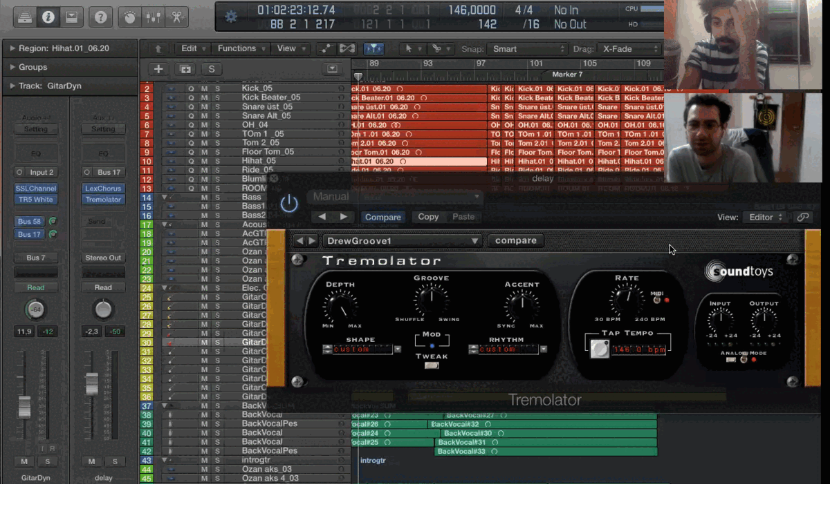 Screenshots from Online Music Production Lessons