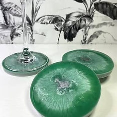sous verre - objet déco design en résine époxy - sous-verre | So&So