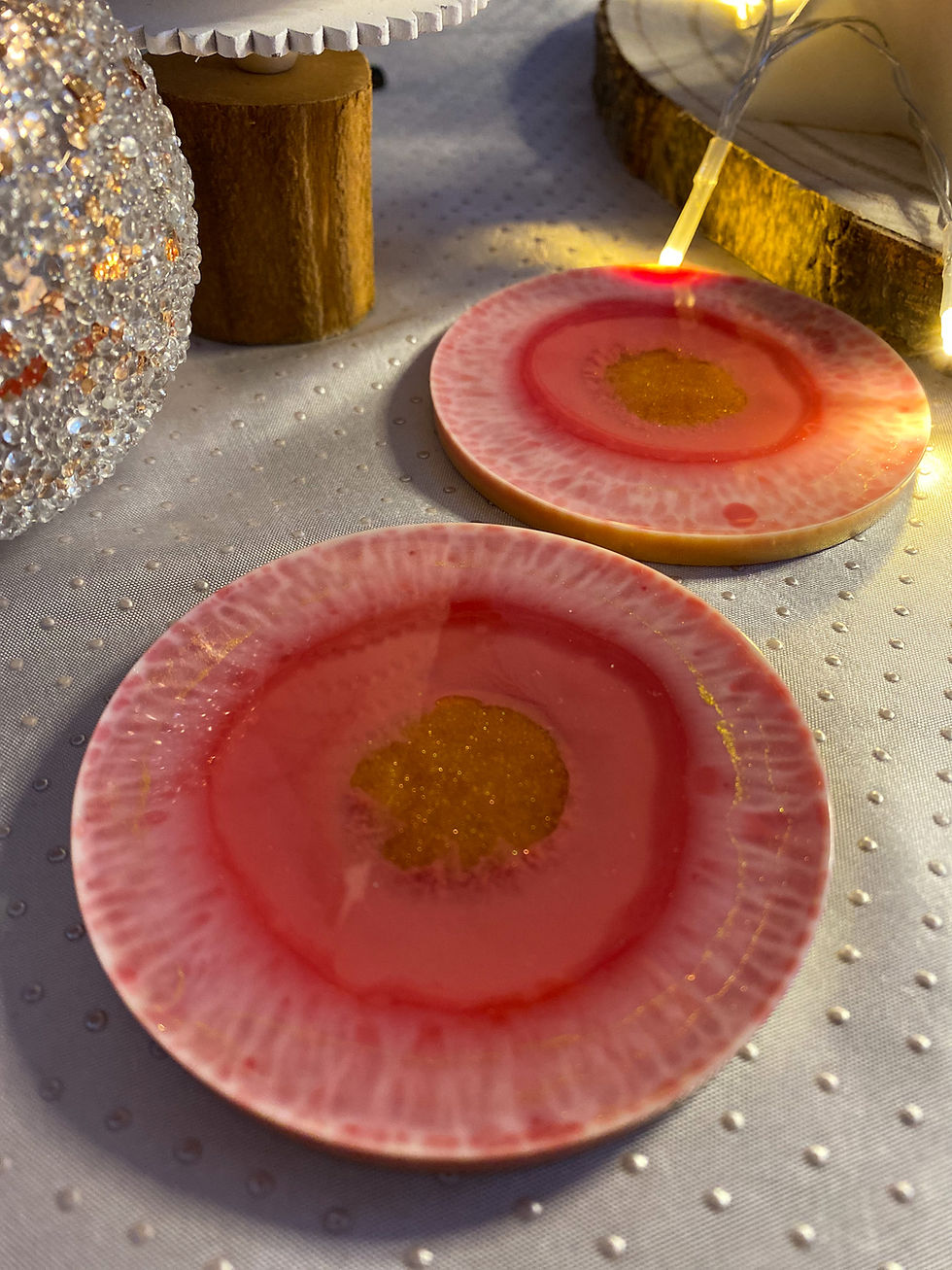 Miniature : Dessous de verre - rouge - So&So