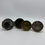 Thumbnail: Two soap or sponge bowls in brass with silver traces