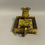 Thumbnail: A bronze enamelled hand candle holder.