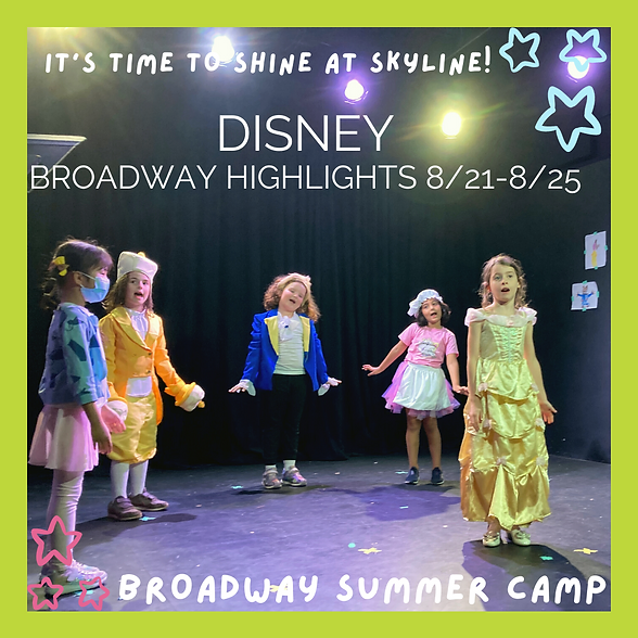 Broadway Highlights Disney Cast Friday 8/25