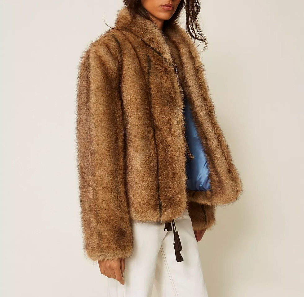 Thumbnail: TWINSET GIACCA MYFO IN FAUX FUR Art. 262AQ2100