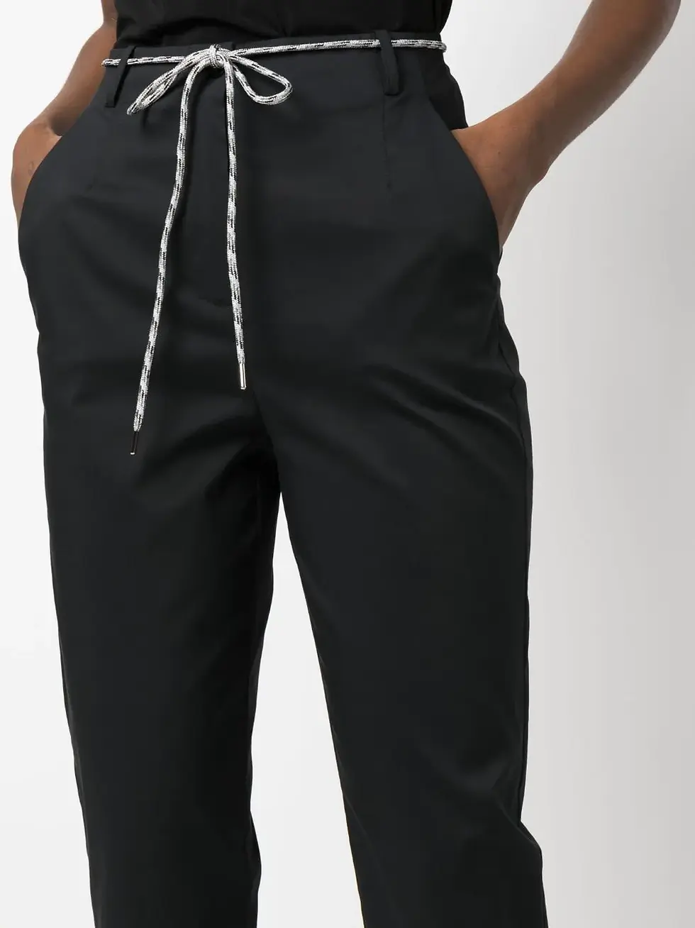 Miniatura: PATRIZIA PEPE PANTALONI "ESSENTIAL" CROPPED Art. 2P1479A23