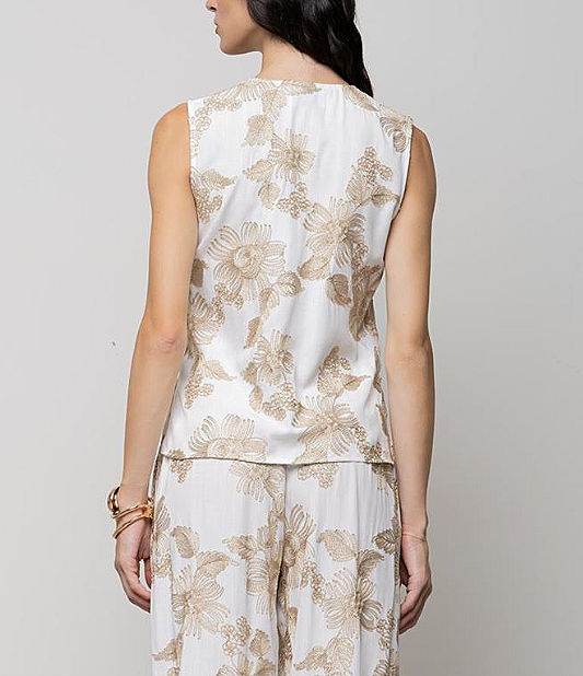 Miniatura: KAOS TOP CON RICAMO FLOREALE Art. SP1TZ019