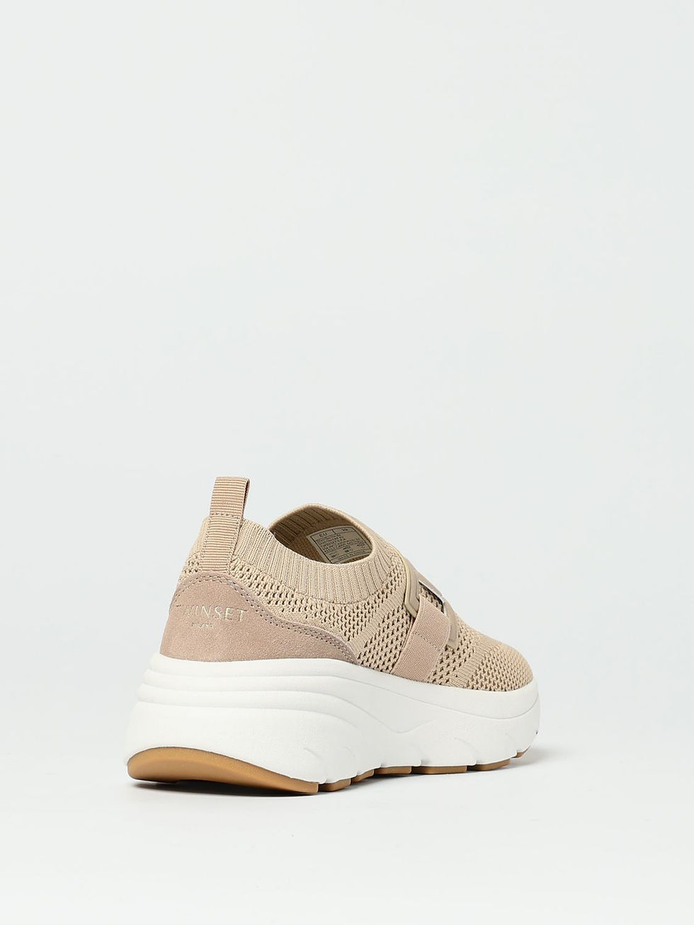 Miniatura: Twinset Sneakers running bianche con Oval T Art. 251TCP02G