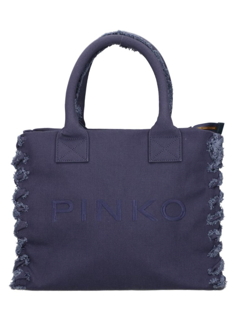 Thumbnail: PINKO BAG MOD. BEACH SHOPPER CANVAS Art. 106673A3A4