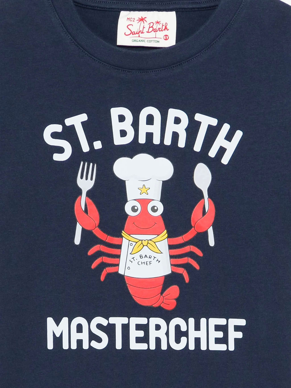 Thumbnail: SAINT BARTH T-SHIRT DENVER JUNIOR CON STAMPA Art. DNV0001