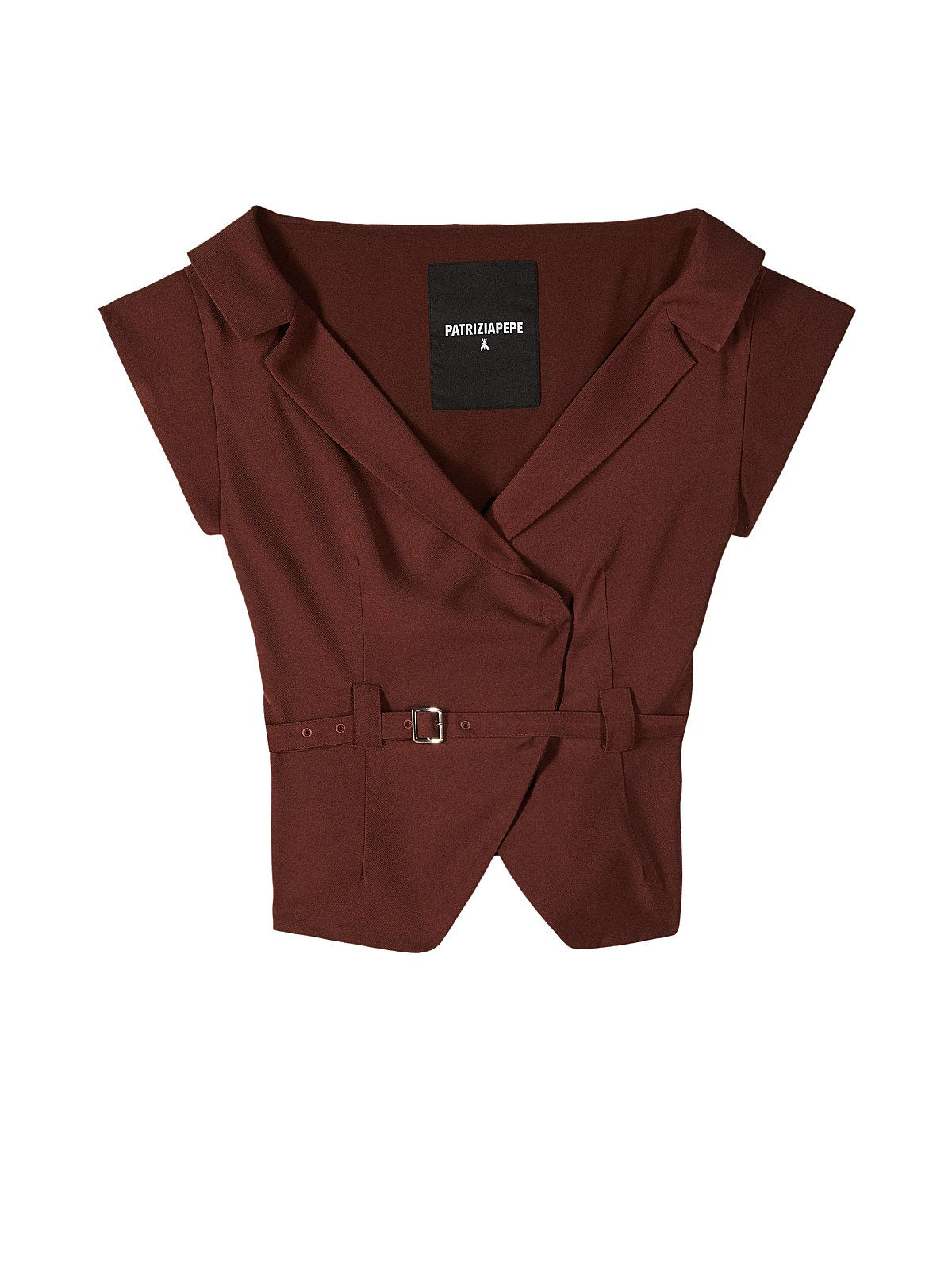 PATRIZIA PEPE GIACCA MANICA CORTA IN TENCEL Art. 2S1549A573