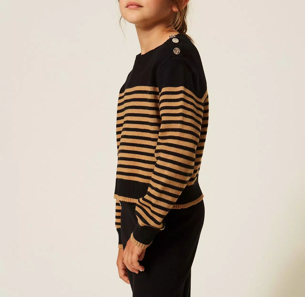 Miniatura: TWINSET MAGLIA A RIGHE CON BOTTONI Art. 262GJ3031