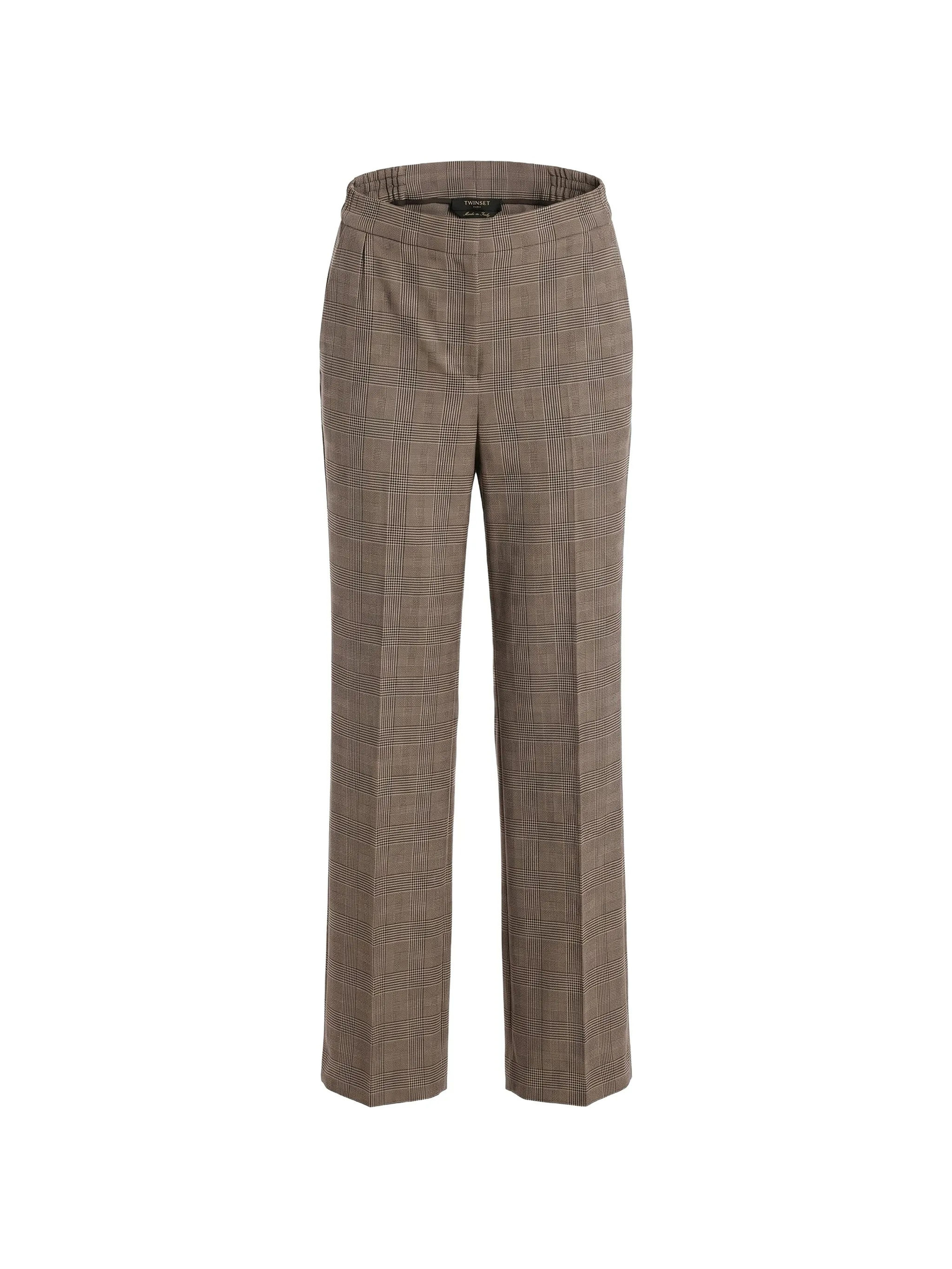 TWINSET PANTALONI PIED-DE-POULE CHECK Art. 262TP2804