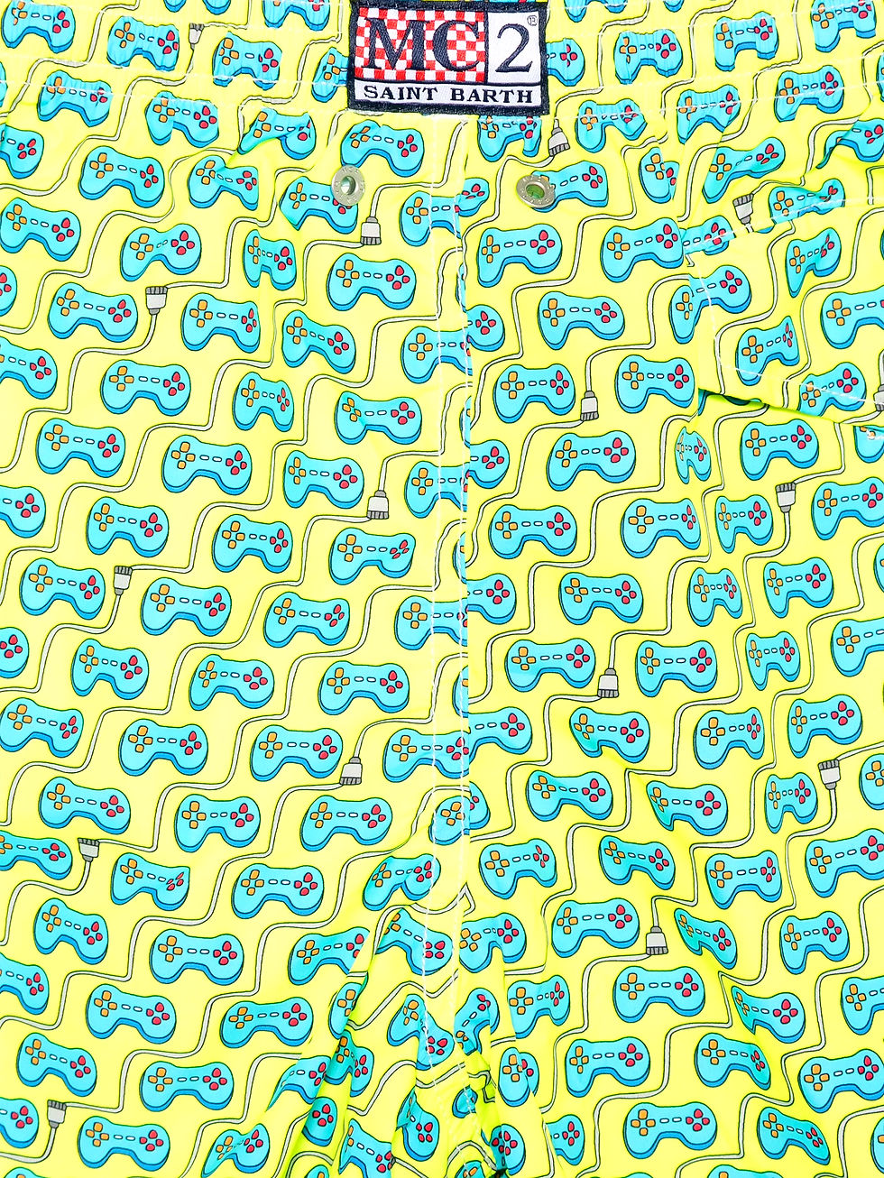 Miniatura: SAINT BARTH COSTUME JEAN LIGHTING CON STAMPA ALL OVER Art. JEA0004