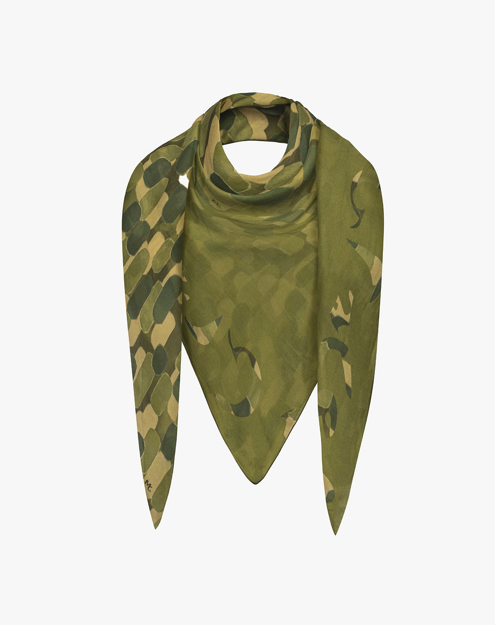 MANILA GRACE FOULARD SIGNATURE IN COTONE E SETA Art. F610CS