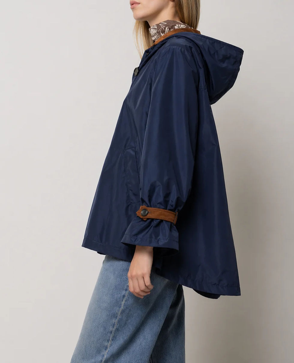 Miniatura: KAOS PARKA IN NYLON CON DETTAGLI SCAMOSCIATI Art. SPJLE014