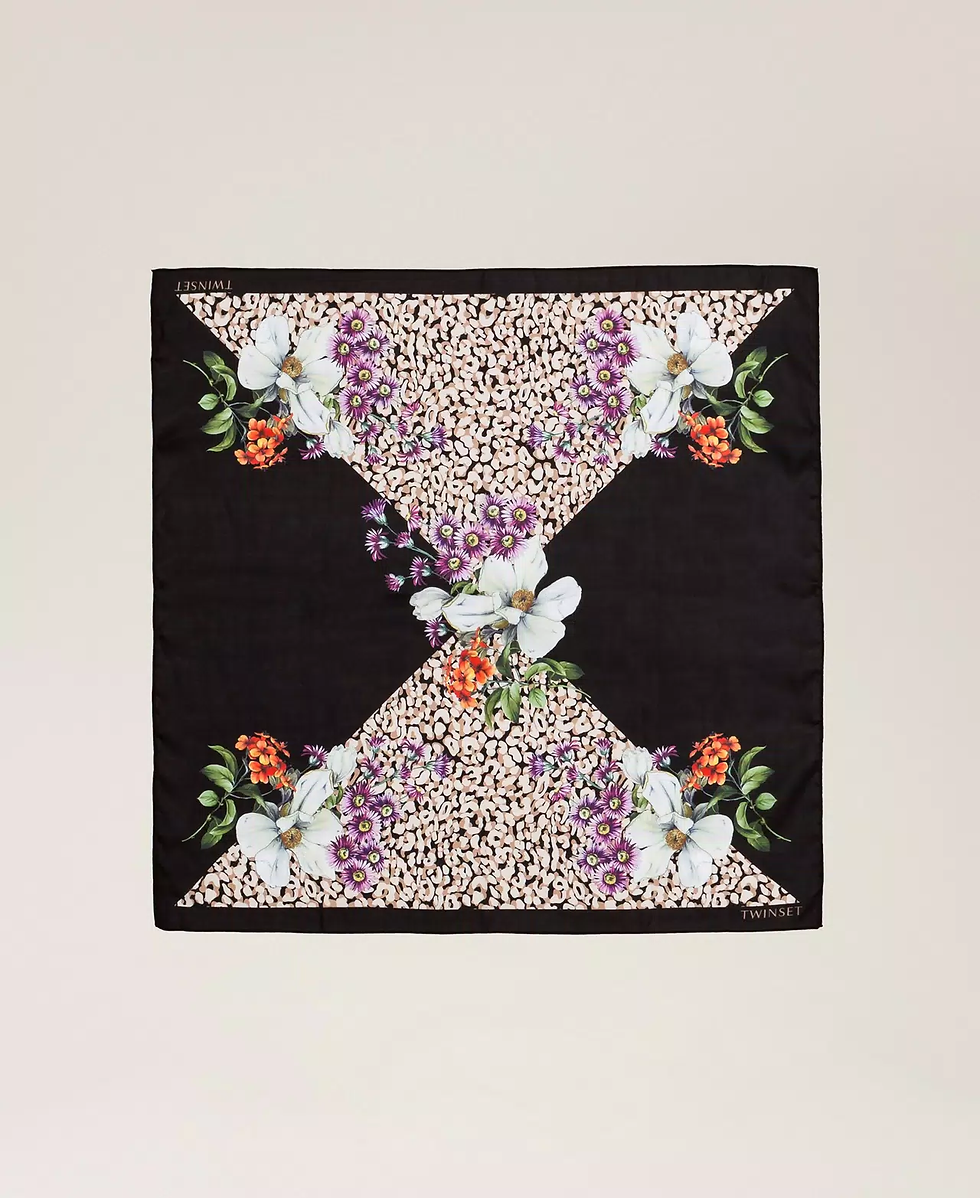 Thumbnail: TWINSET FOULARD CON STAMPA A FIORI Art. 261TA4220