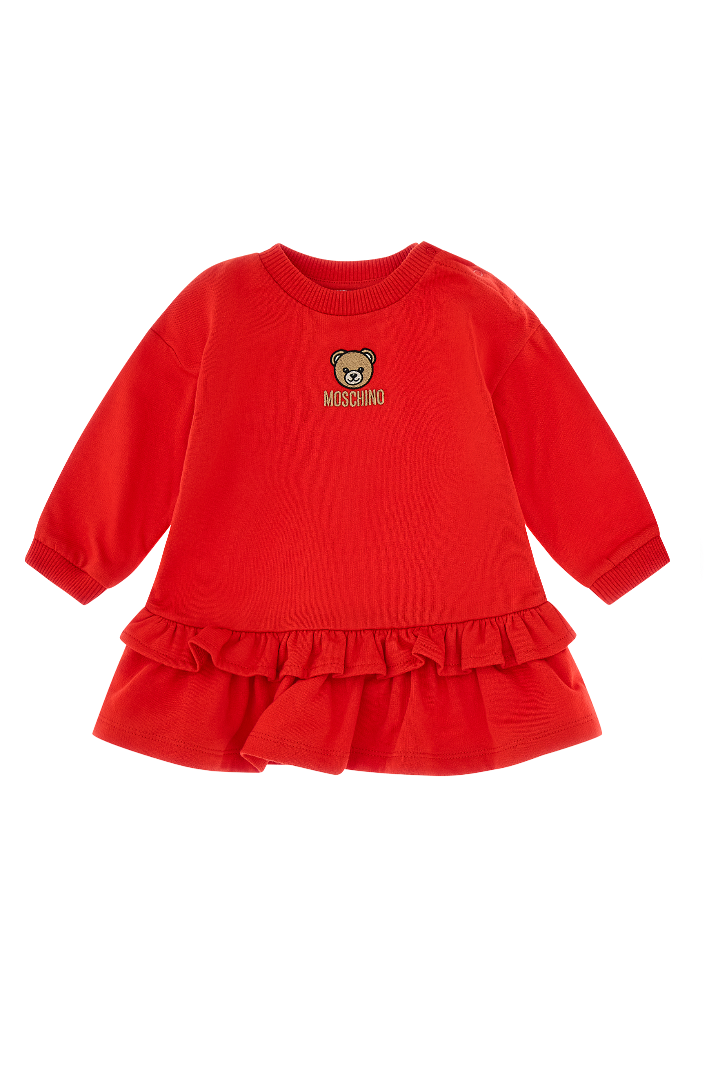 MOSCHINO ABITO CON RICAMO LOGO E TEDDY Art. MDV0DQLCA40