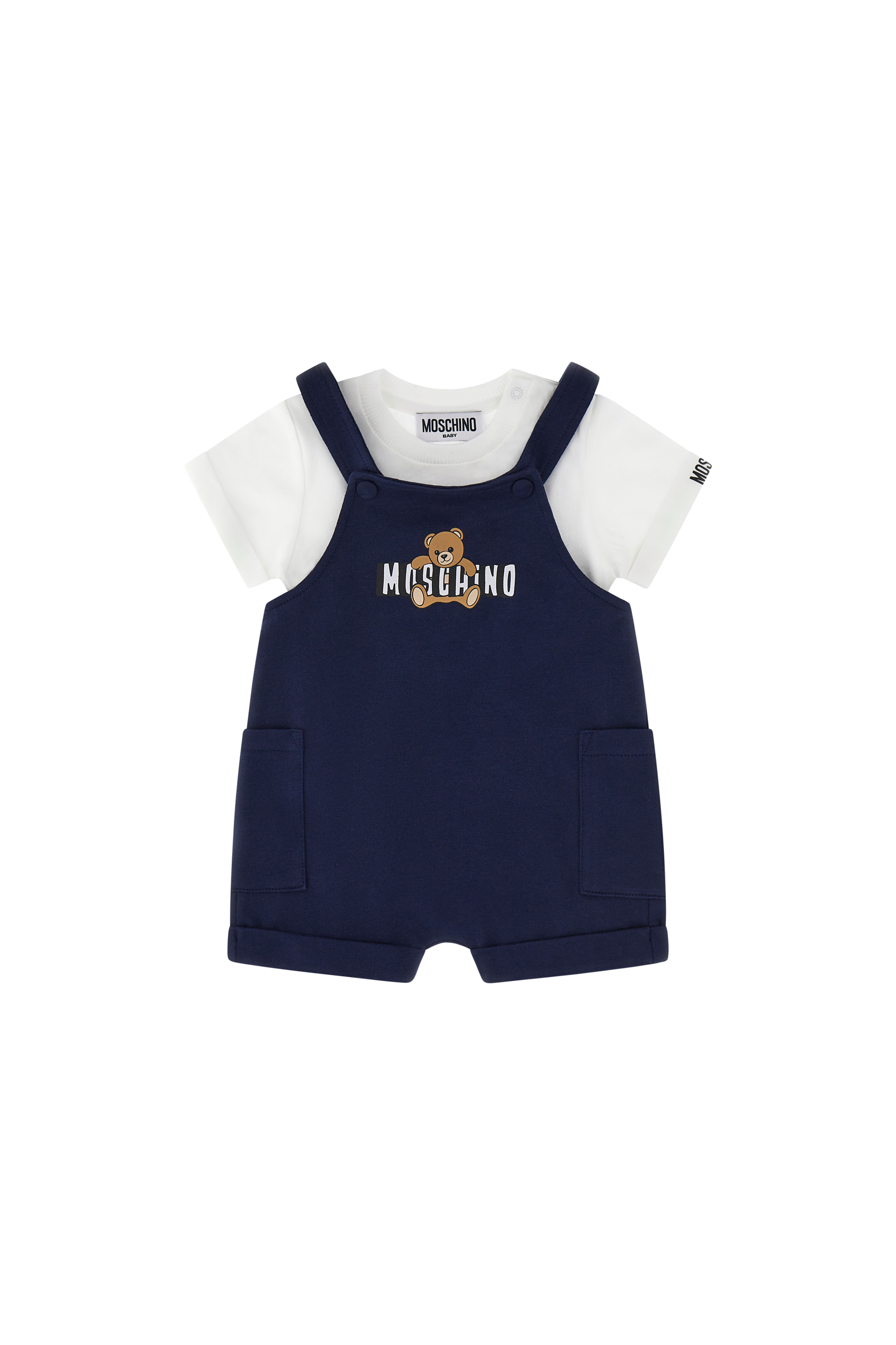 MOSCHINO SET T-SHIRT E SALOPETTE Art. MUG01TLCA19