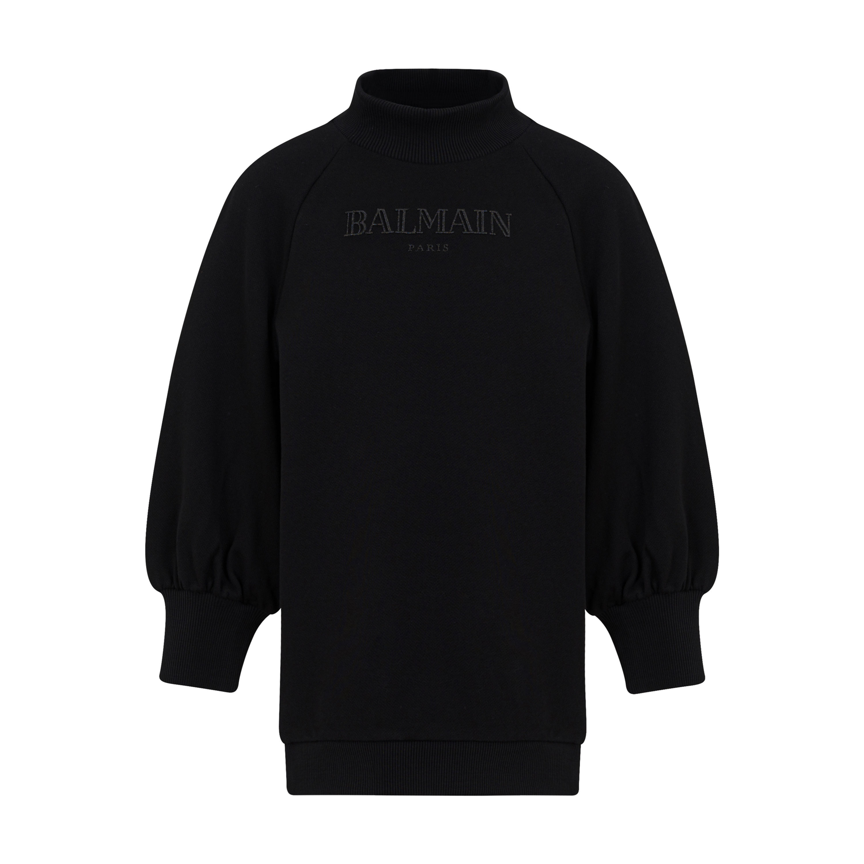 BALMAIN ABITO IN FELPA CON COLLO ALTO Art. BZ1A50Z3183