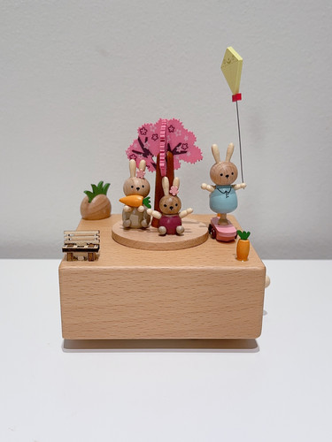 Hanami Festival Wooden Music Box | The Botanique & Co