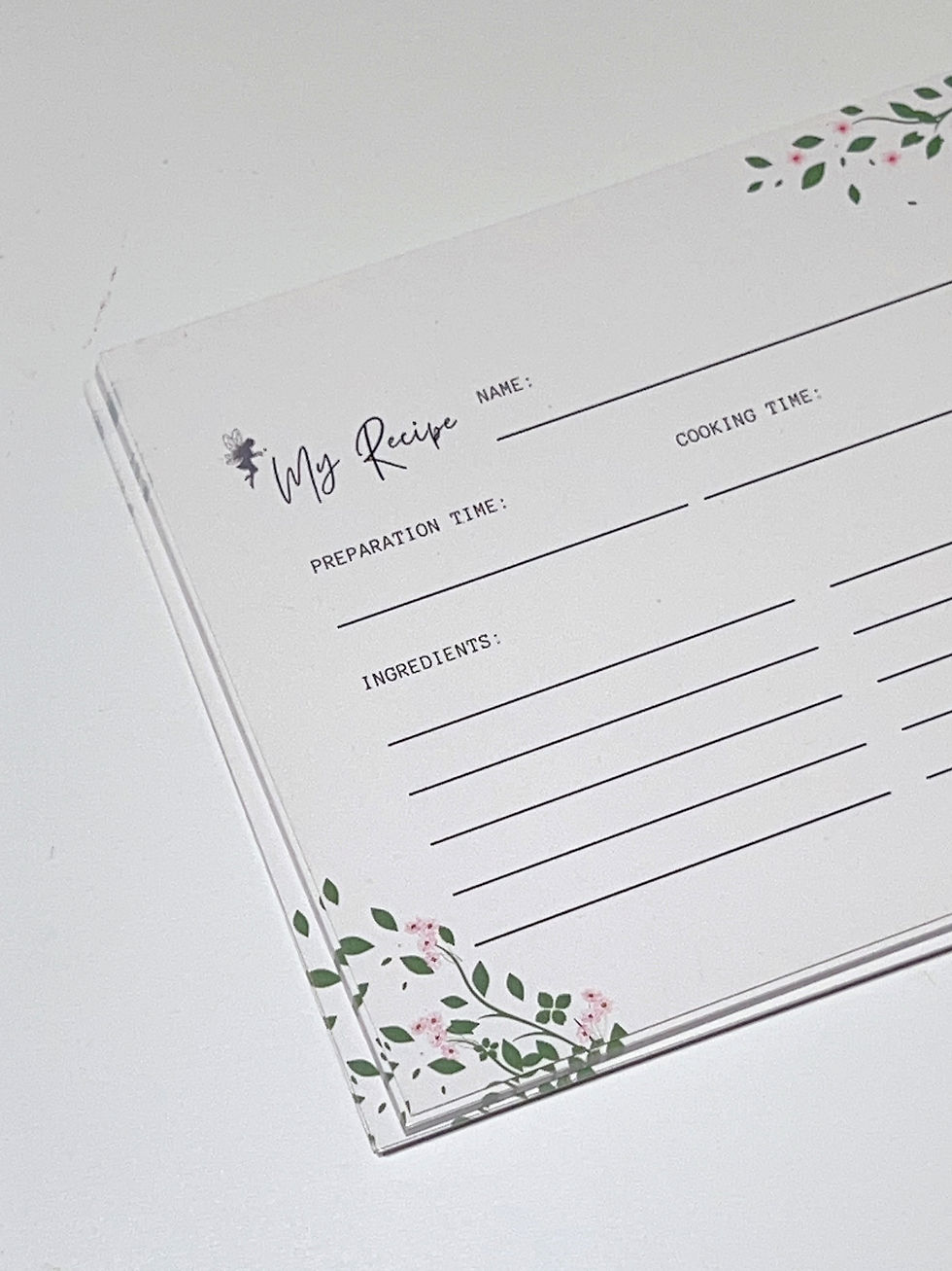 Thumbnail: Fairy Garden Recipe Card Set of 12